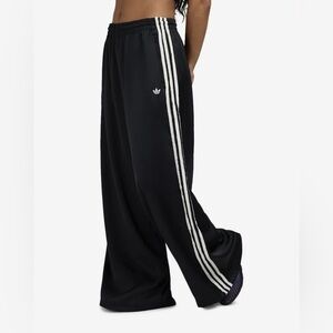 Adidas Black Pants with White Accents